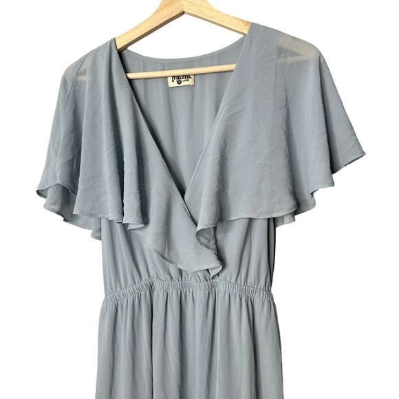 Show Me Your Mumu Audrey Bridesmaid Prom Dress Steel Blue NEW - Picture 4 of 8